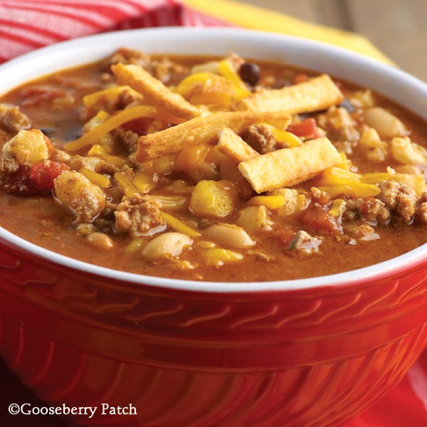 Gooseberry Patch Recipes Tami's Taco Soup from 101 SlowCooker Recipes